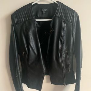 Top shop leather moto jacket